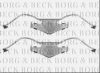 BORG & BECK BBK1402 Accessory Kit, disc brake pads